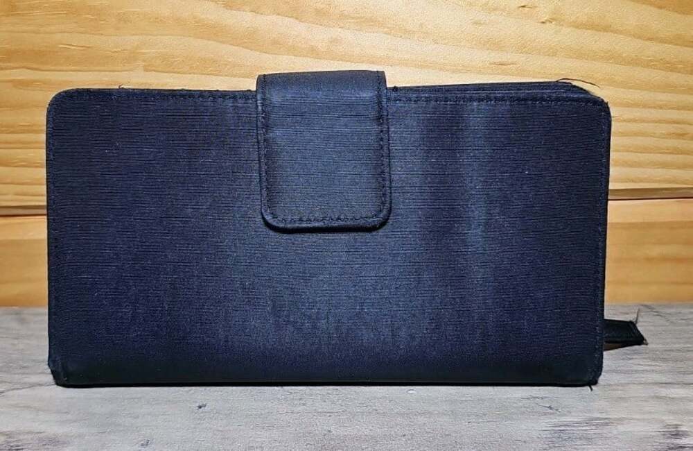 Black Checkbook Cradit Card Wallet